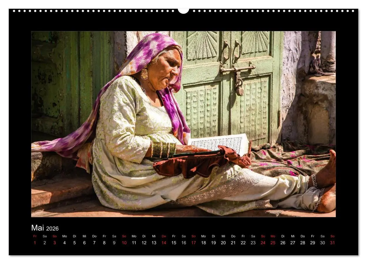 Bild: 9783516067378 | Willkommen in Indien 2026 (hochwertiger Premium Wandkalender 2026...