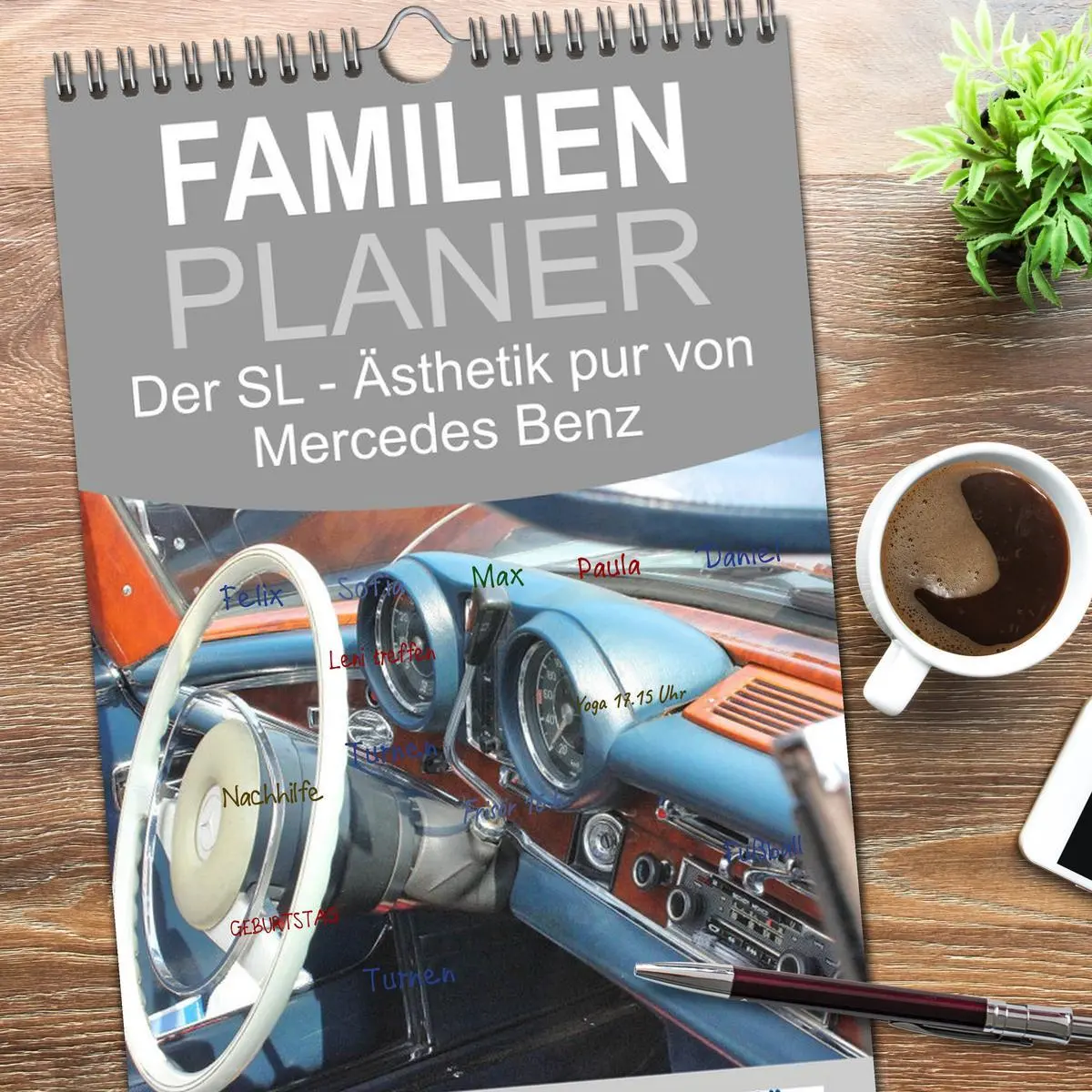 Bild: 9783516517378 | Familienplaner 2026 - Der SL - Ästhetik pur von Mercedes Benz mit 5...