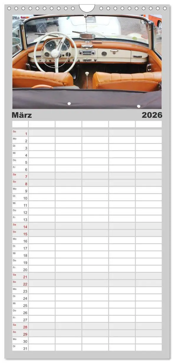 Bild: 9783516517378 | Familienplaner 2026 - Der SL - Ästhetik pur von Mercedes Benz mit 5...