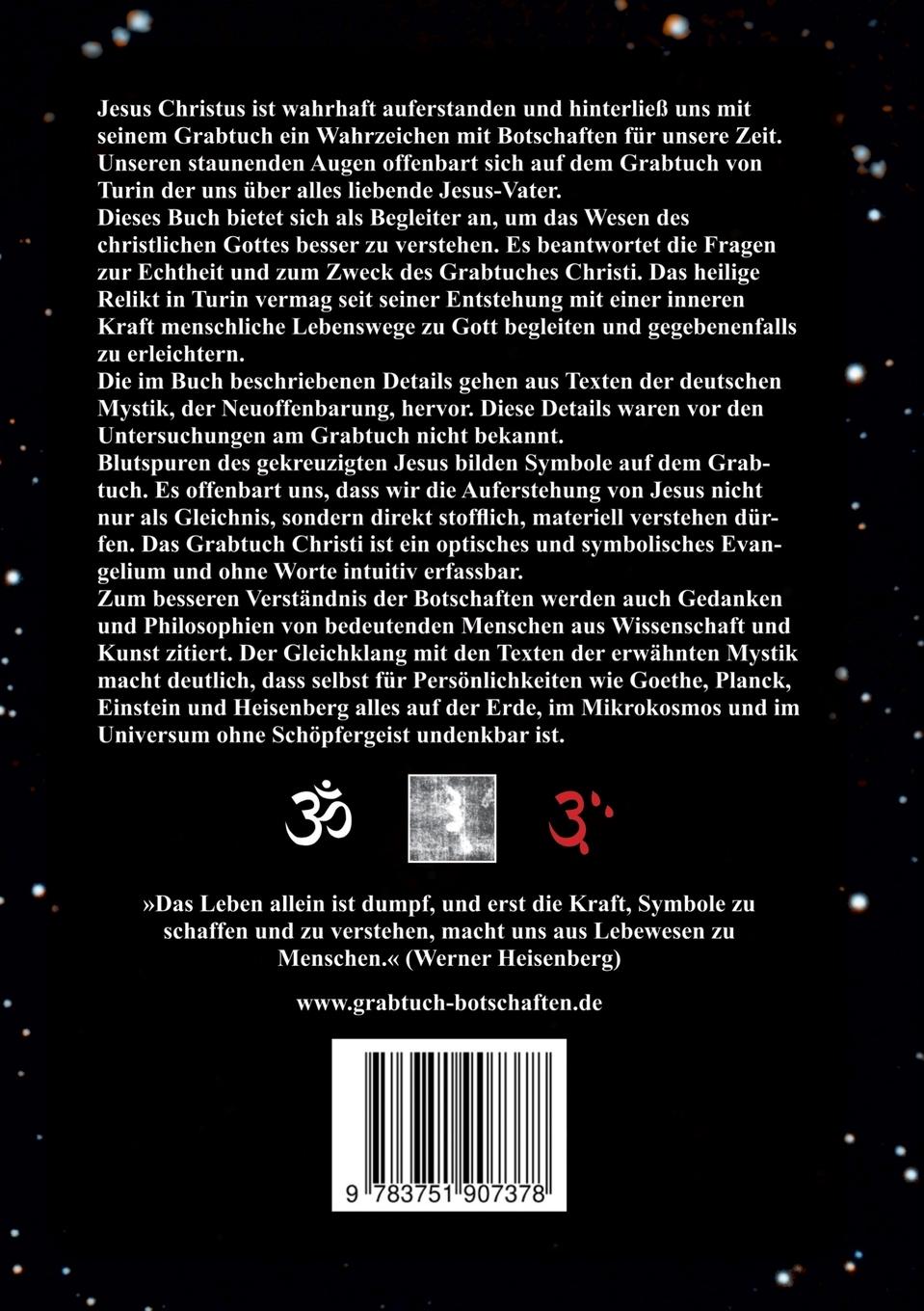Rückseite: 9783751907378 | Turiner Grabtuch-Botschaften | Gisela Heinz (u. a.) | Taschenbuch