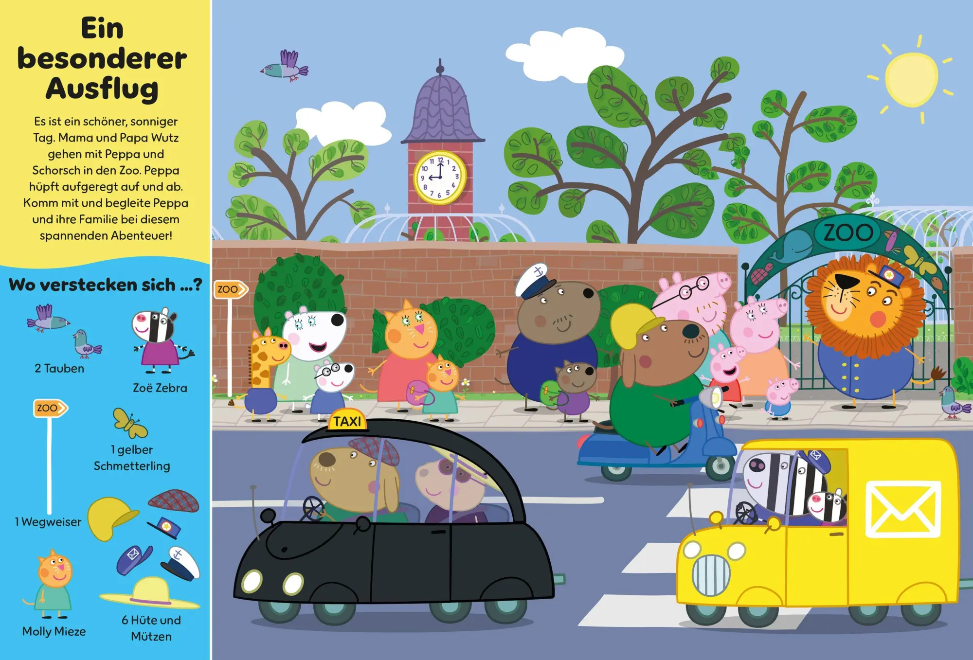 Bild: 9783833247378 | Peppa Pig: Wo ist Peppa? Mein tierisches Wimmelbuch | Wimmelbuch