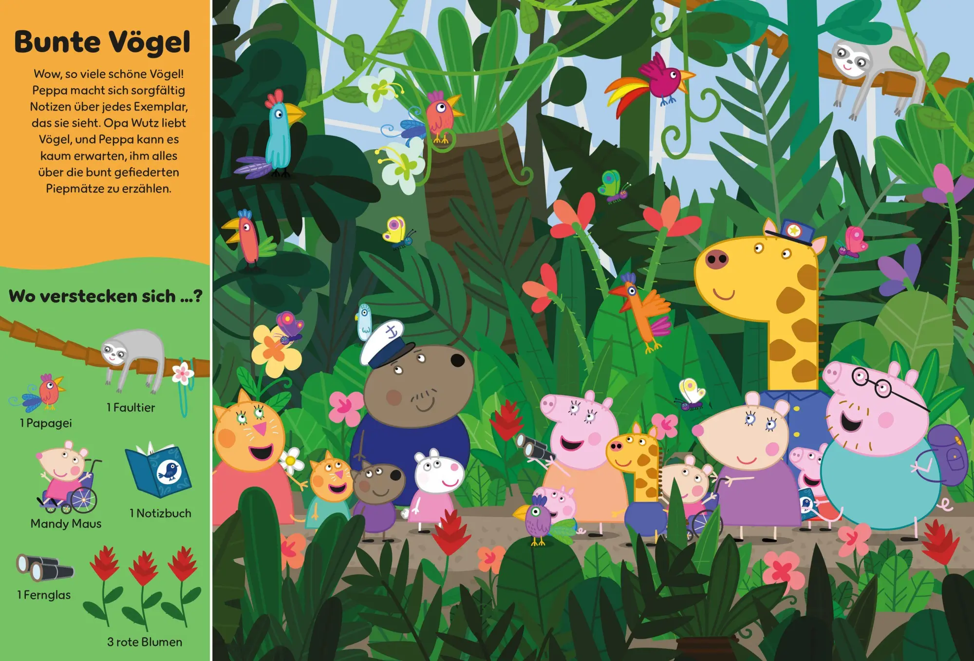 Bild: 9783833247378 | Peppa Pig: Wo ist Peppa? Mein tierisches Wimmelbuch | Wimmelbuch