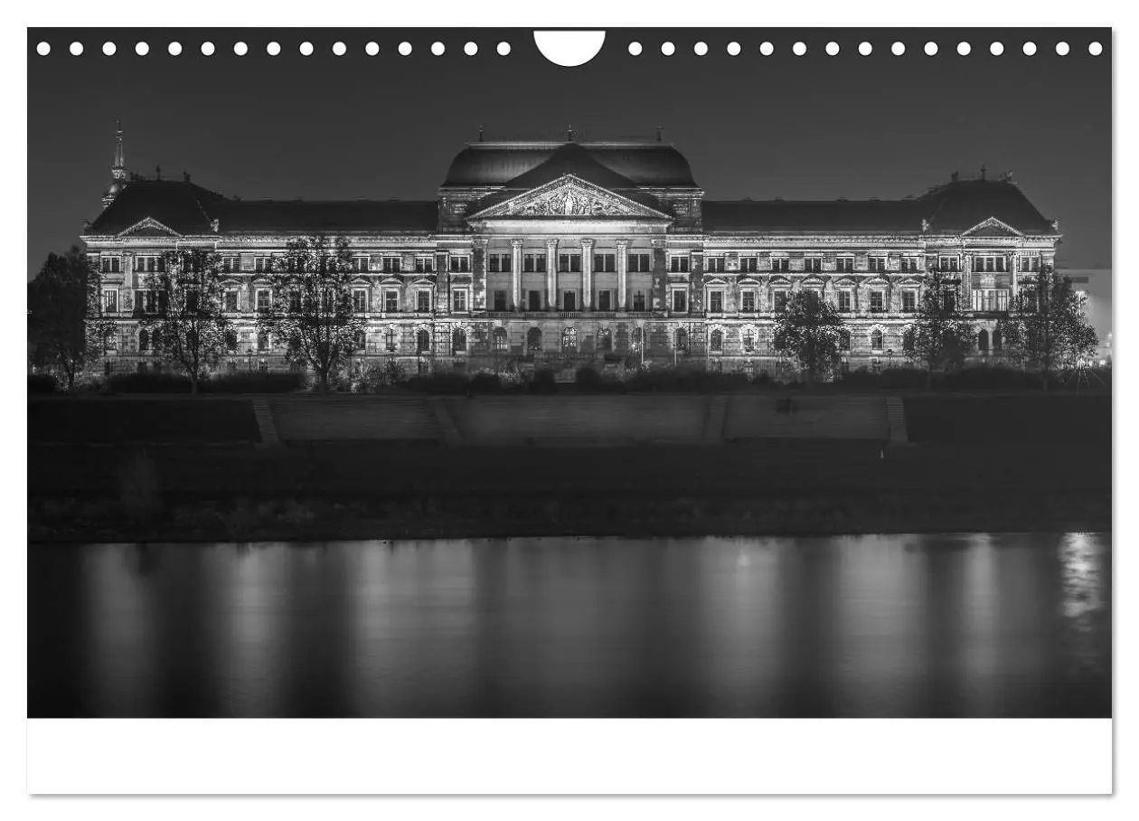 Bild: 9783435637478 | Dresden - Elbflorenz bei Nacht (Wandkalender 2025 DIN A4 quer),...