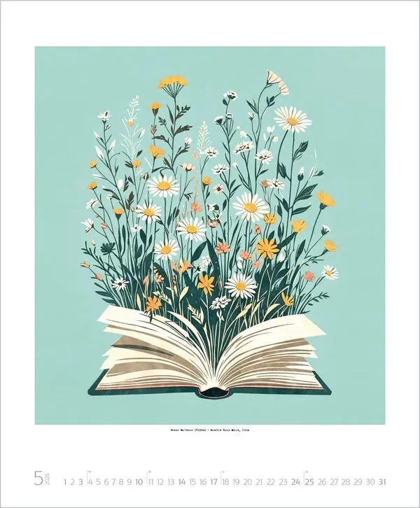 Bild: 9783731887478 | Literary Art 2026 | Verlag Korsch | Kalender | Spiralbindung | 14 S.