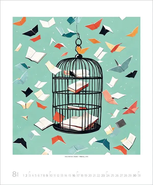 Bild: 9783731887478 | Literary Art 2026 | Verlag Korsch | Kalender | Spiralbindung | 14 S.