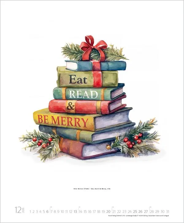 Bild: 9783731887478 | Literary Art 2026 | Verlag Korsch | Kalender | Spiralbindung | 14 S.