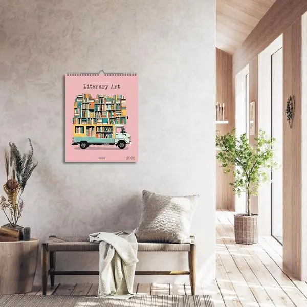 Bild: 9783731887478 | Literary Art 2026 | Verlag Korsch | Kalender | Spiralbindung | 14 S.
