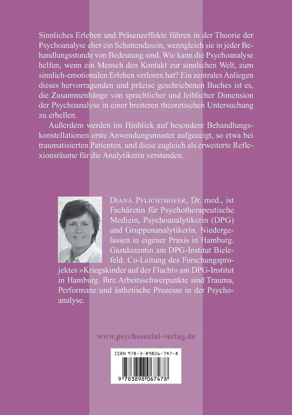 Rückseite: 9783898067478 | Spielräume des Erlebens | Diana Pflichthofer | Taschenbuch | 229 S.