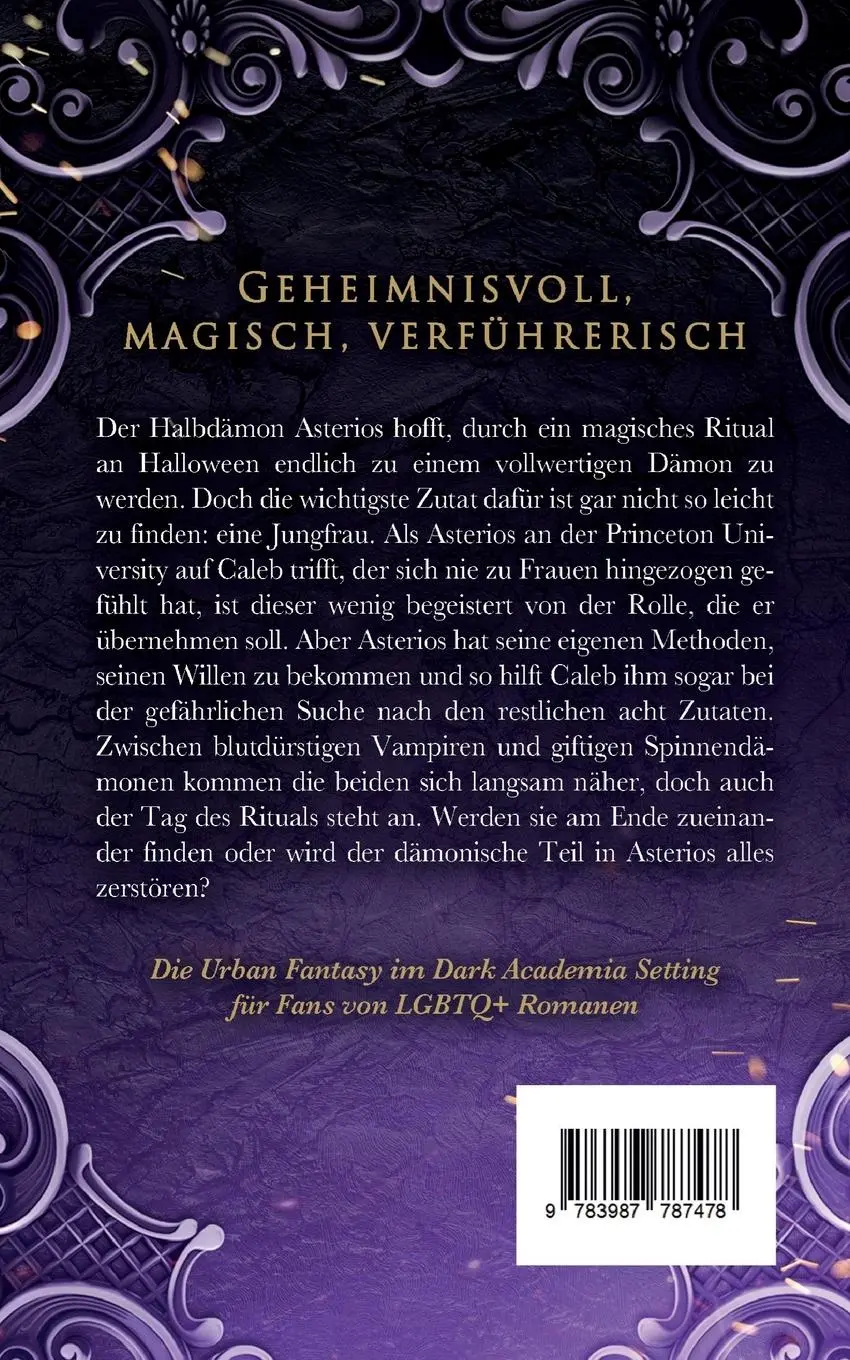 Rückseite: 9783987787478 | Asterios | Ein Dämon zum Verlieben | Pia Hepke | Taschenbuch | 448 S.
