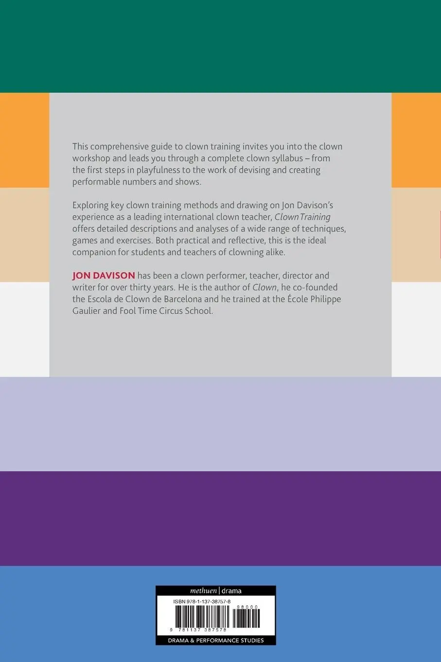 Rückseite: 9781137387578 | Clown Training | A Practical Guide | Jon Davison | Taschenbuch | 2015