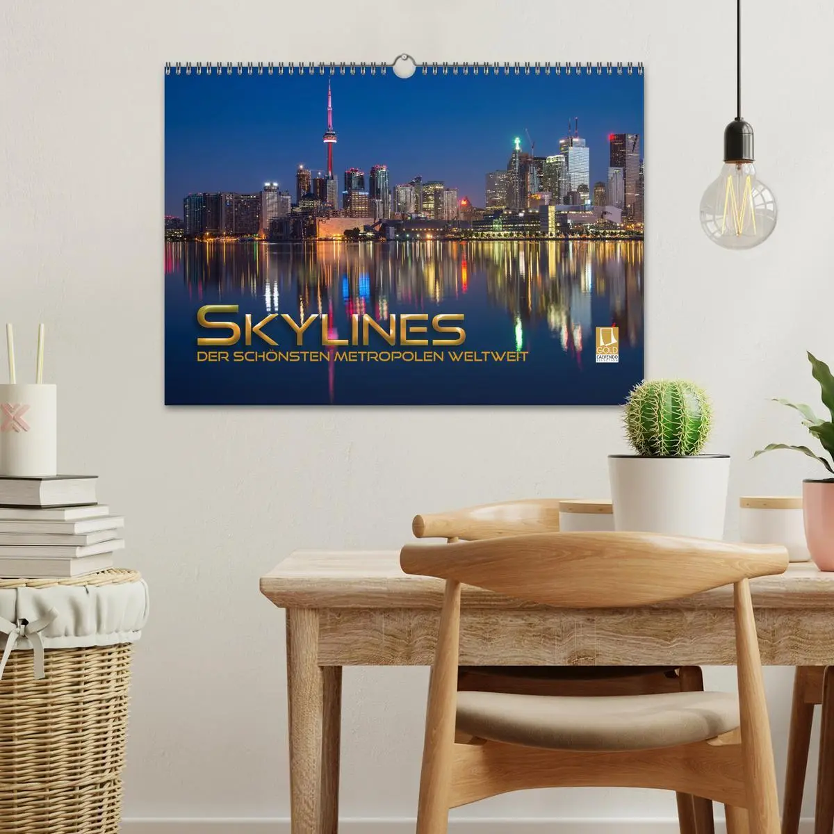 Bild: 9783457577578 | Skylines der schönsten Metropolen weltweit (Wandkalender 2026 DIN...