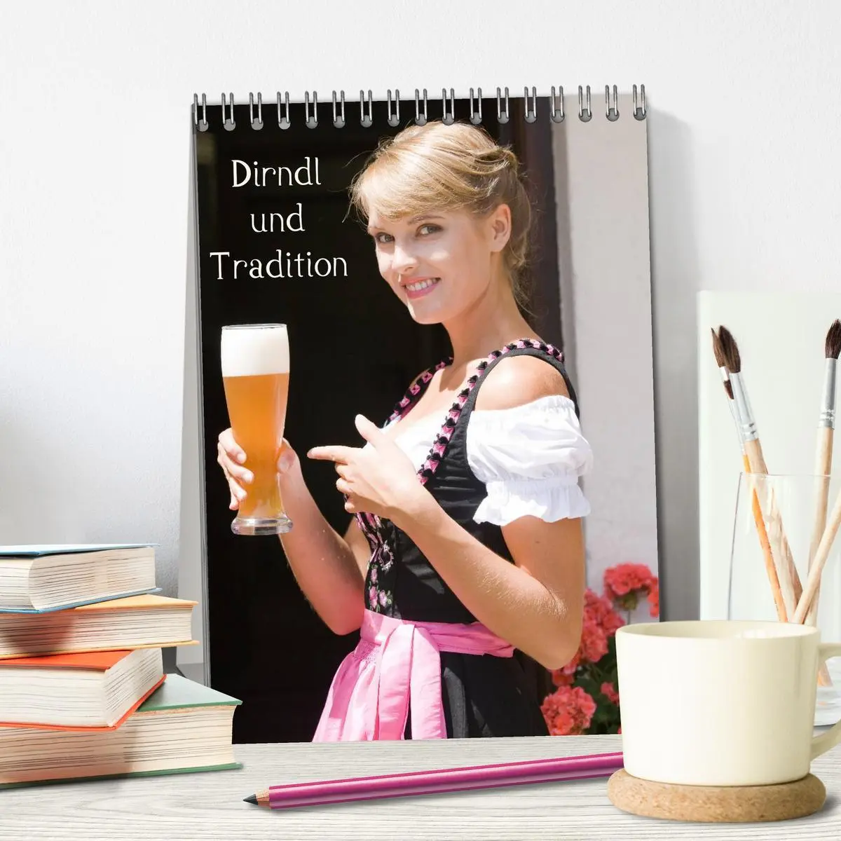 Bild: 9783516427578 | Dirndl und Tradition (Tischkalender 2026 DIN A5 hoch), CALVENDO...