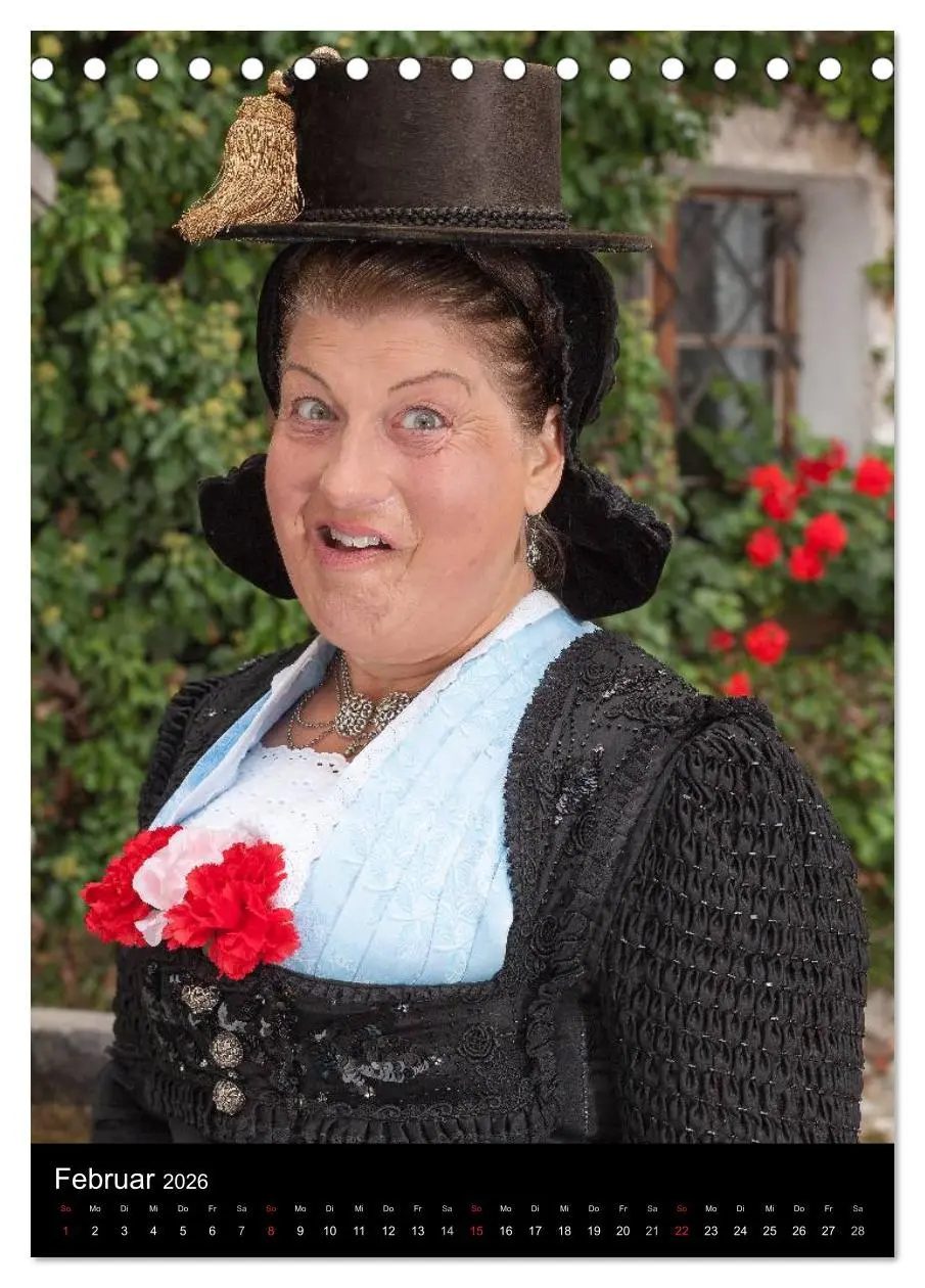 Bild: 9783516427578 | Dirndl und Tradition (Tischkalender 2026 DIN A5 hoch), CALVENDO...