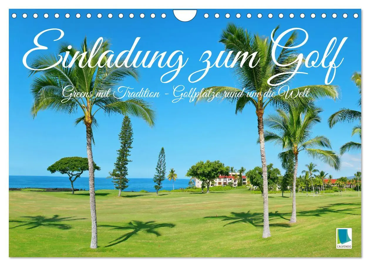 Cover: 9783516597578 | Einladung zum Golf (Wandkalender 2026 DIN A4 quer), CALVENDO...