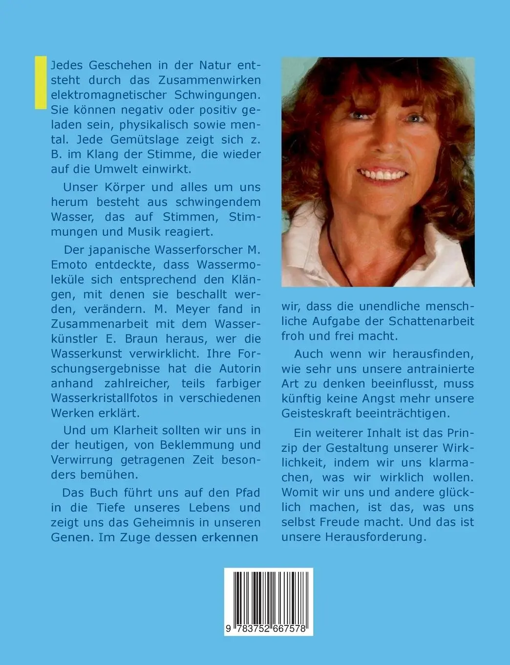 Rückseite: 9783752667578 | Wasserkristalle Botschaft der Seelen | Marianne Meyer | Taschenbuch