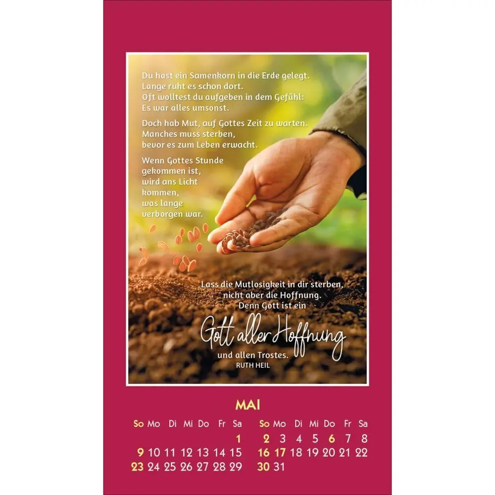 Bild: 9783754887578 | Du bist unendlich wertvoll 2027 | Mini-Aufkleber-Kalender | Ruth Heil