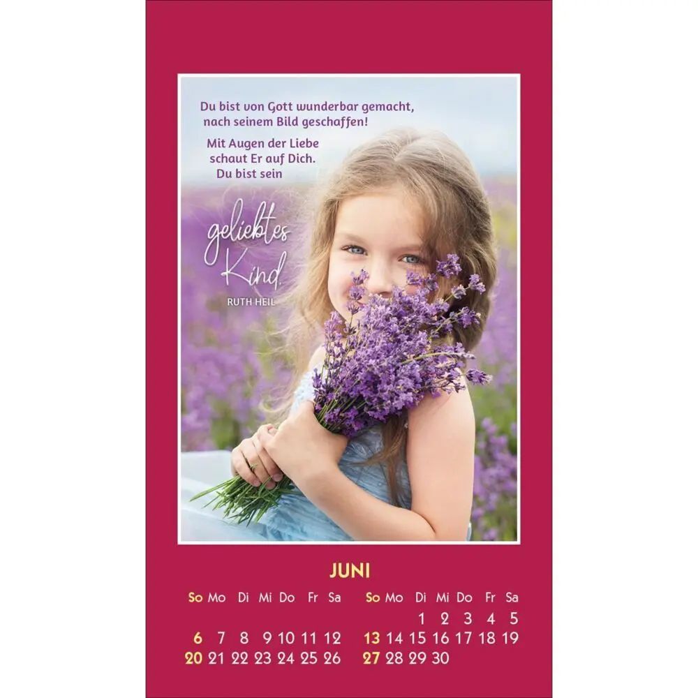 Bild: 9783754887578 | Du bist unendlich wertvoll 2027 | Mini-Aufkleber-Kalender | Ruth Heil