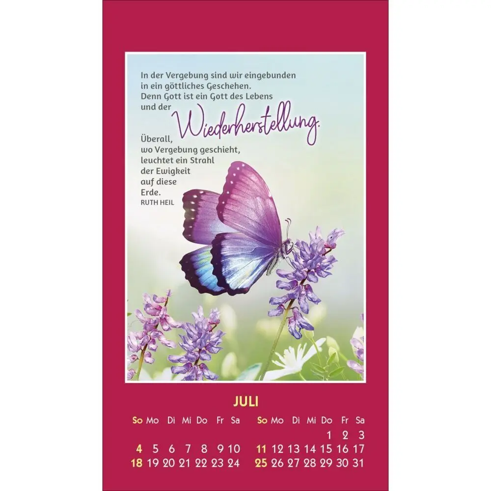 Bild: 9783754887578 | Du bist unendlich wertvoll 2027 | Mini-Aufkleber-Kalender | Ruth Heil