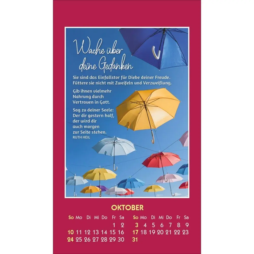 Bild: 9783754887578 | Du bist unendlich wertvoll 2027 | Mini-Aufkleber-Kalender | Ruth Heil