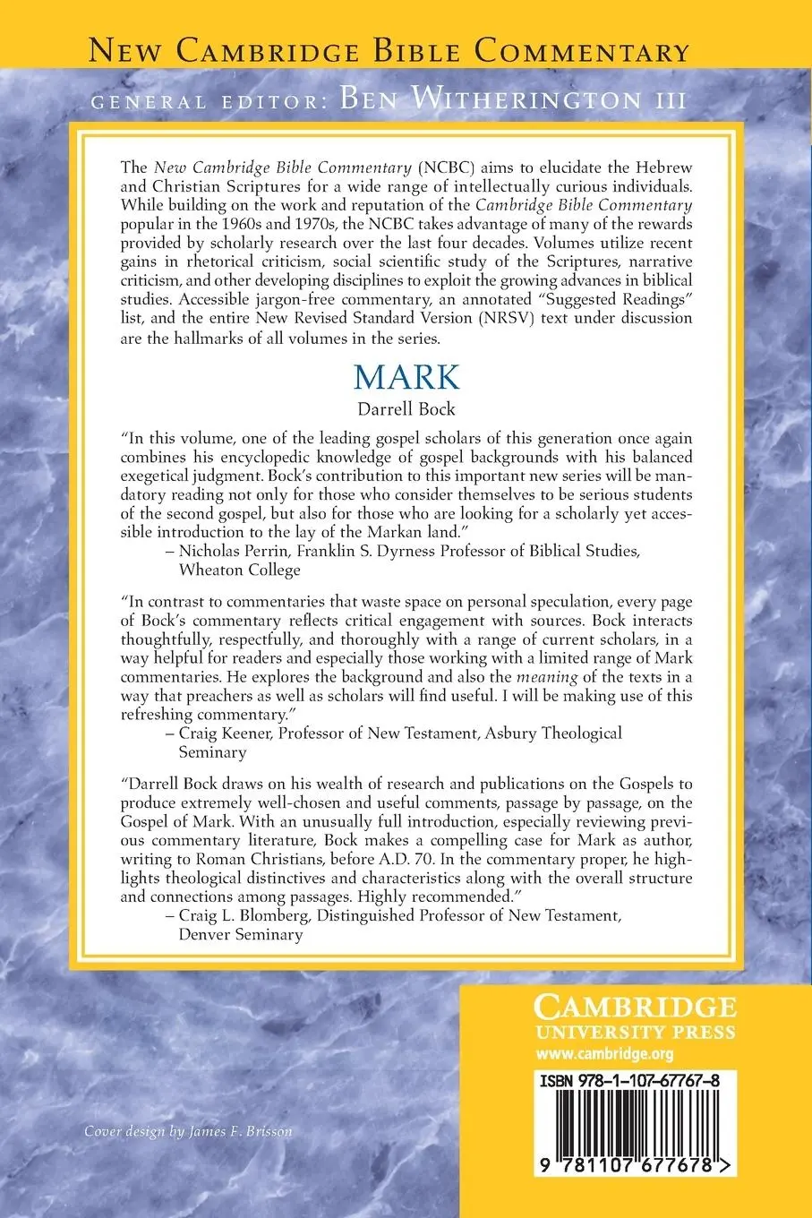 Rückseite: 9781107677678 | Mark | Darrell Bock | Taschenbuch | Kartoniert / Broschiert | Englisch