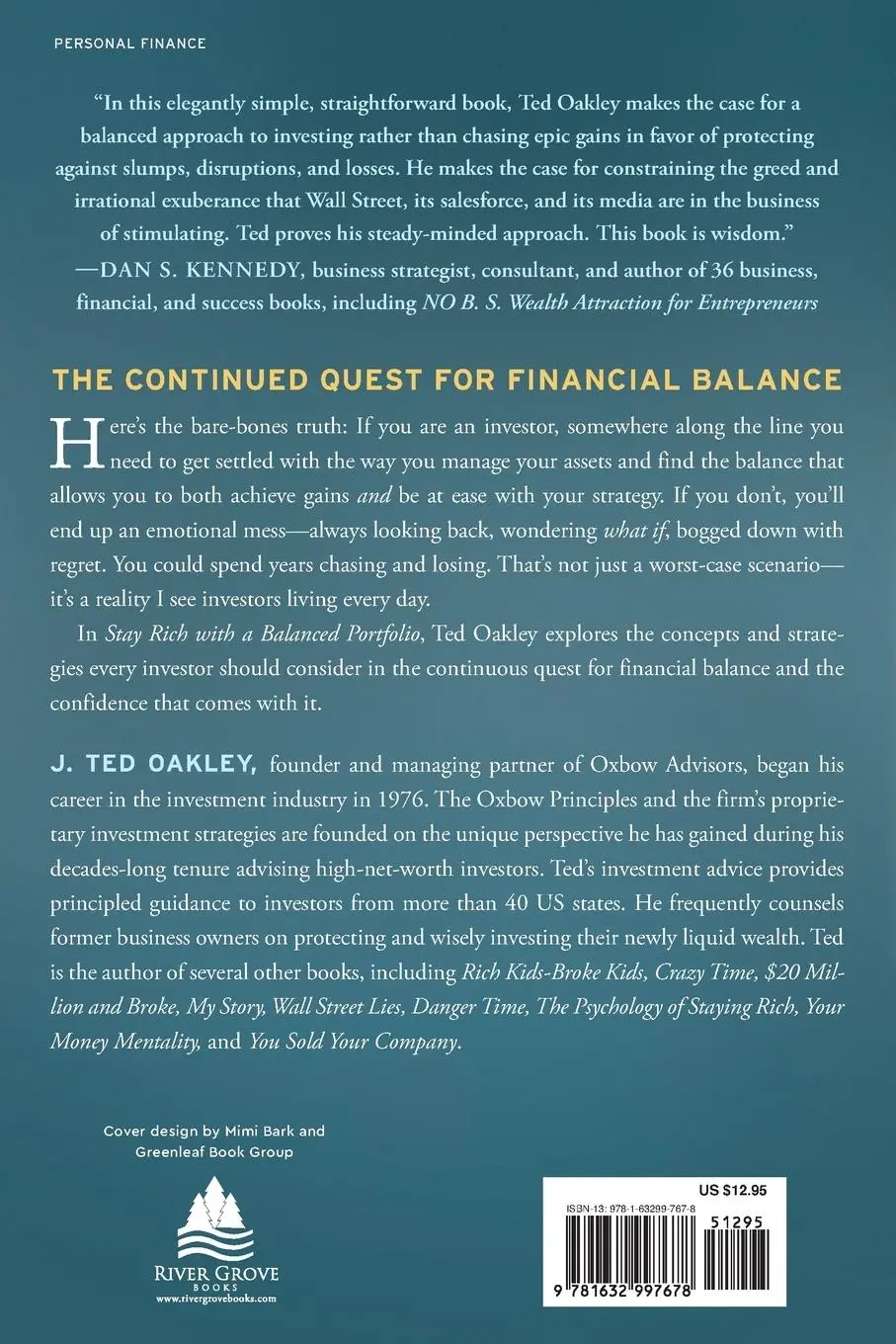 Rückseite: 9781632997678 | Stay Rich with a Balanced Portfolio | J. Ted Oakley | Taschenbuch