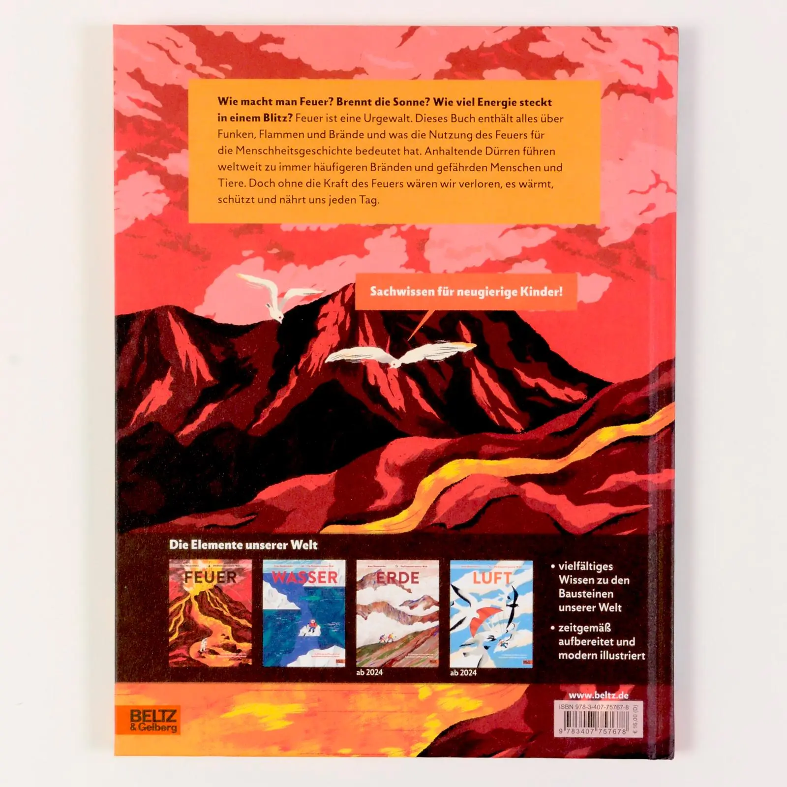 Rückseite: 9783407757678 | Feuer | Die Elemente unserer Welt | Anna Skowronska | Buch | 64 S.