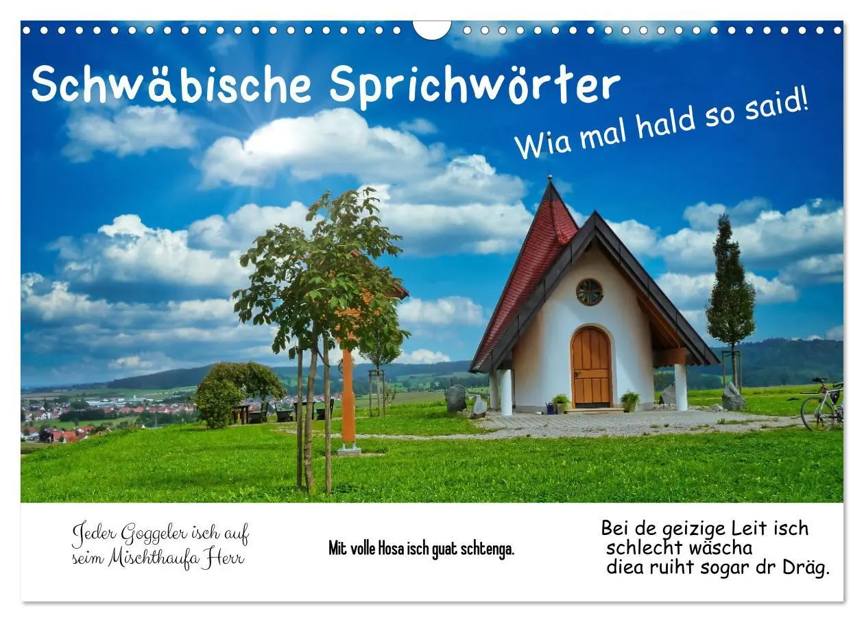Cover: 9783457497678 | Schwäbische Sprichwörter 1 Wi ma hald so said! (Wandkalender 2026...