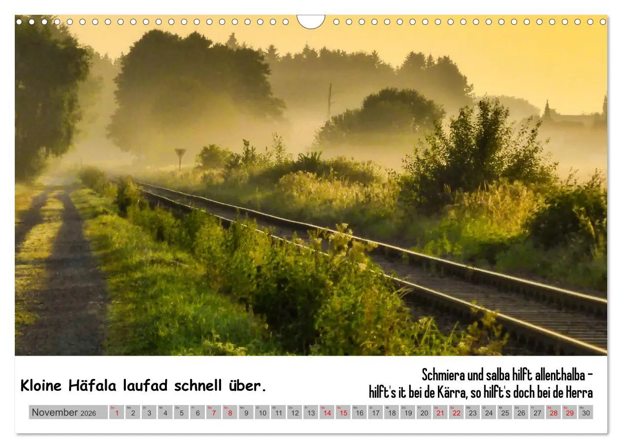 Bild: 9783457497678 | Schwäbische Sprichwörter 1 Wi ma hald so said! (Wandkalender 2026...