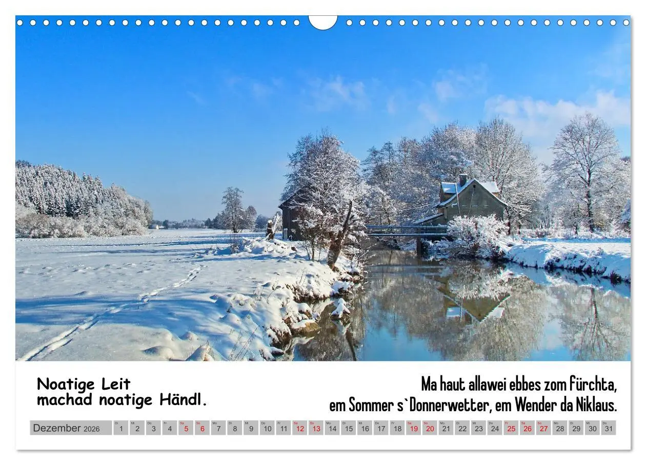 Bild: 9783457497678 | Schwäbische Sprichwörter 1 Wi ma hald so said! (Wandkalender 2026...
