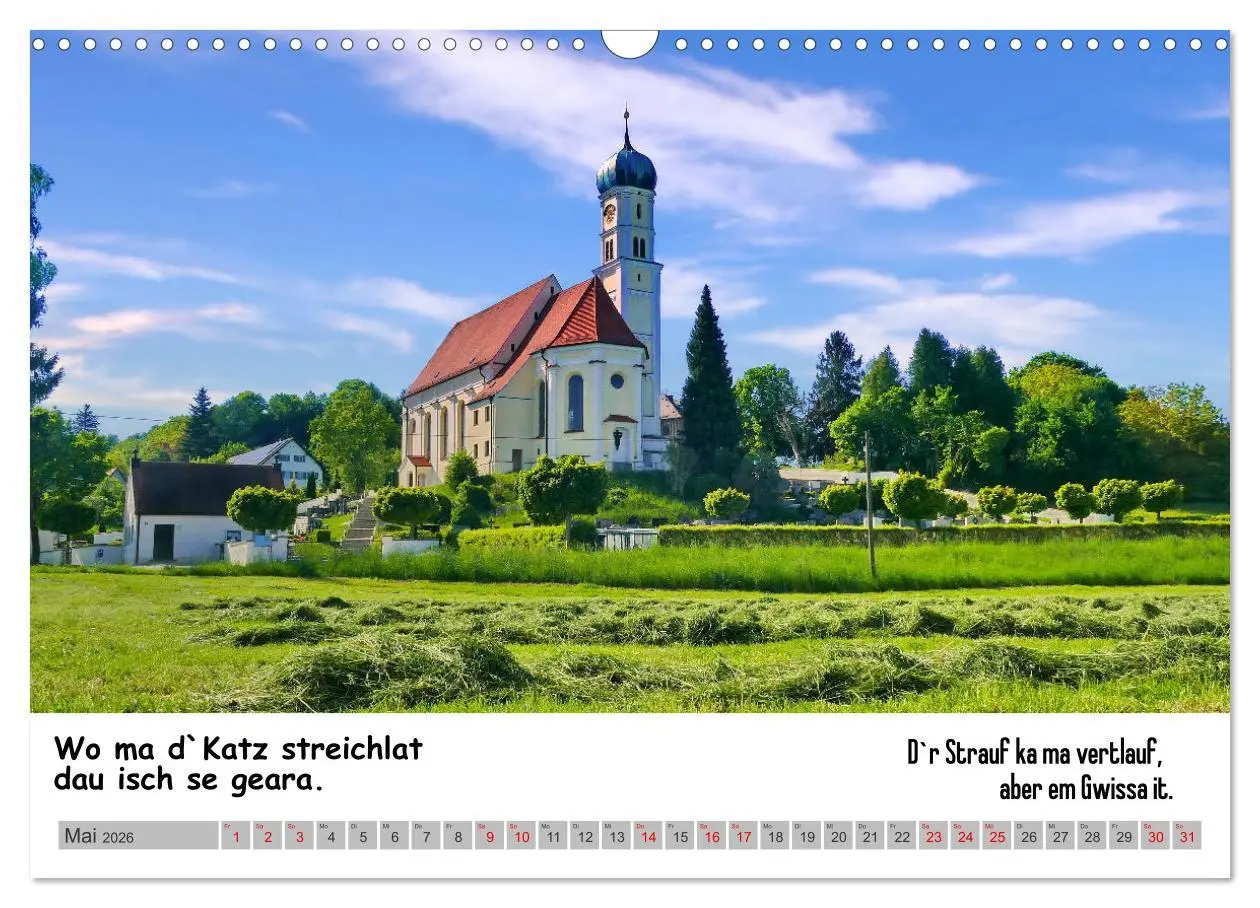 Bild: 9783457497678 | Schwäbische Sprichwörter 1 Wi ma hald so said! (Wandkalender 2026...