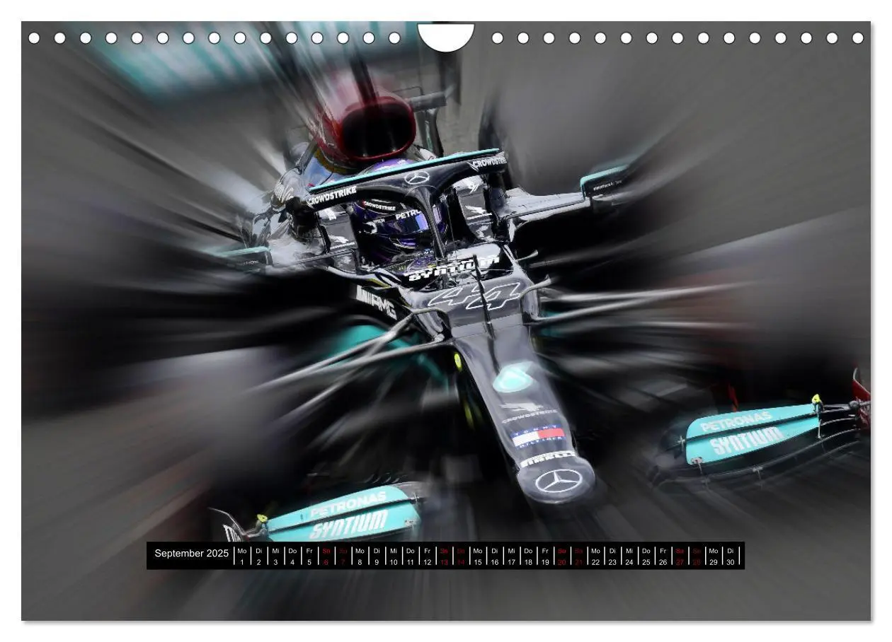 Bild: 9783383997778 | Vollgas in der Formel 1 (Wandkalender 2025 DIN A4 quer), CALVENDO...