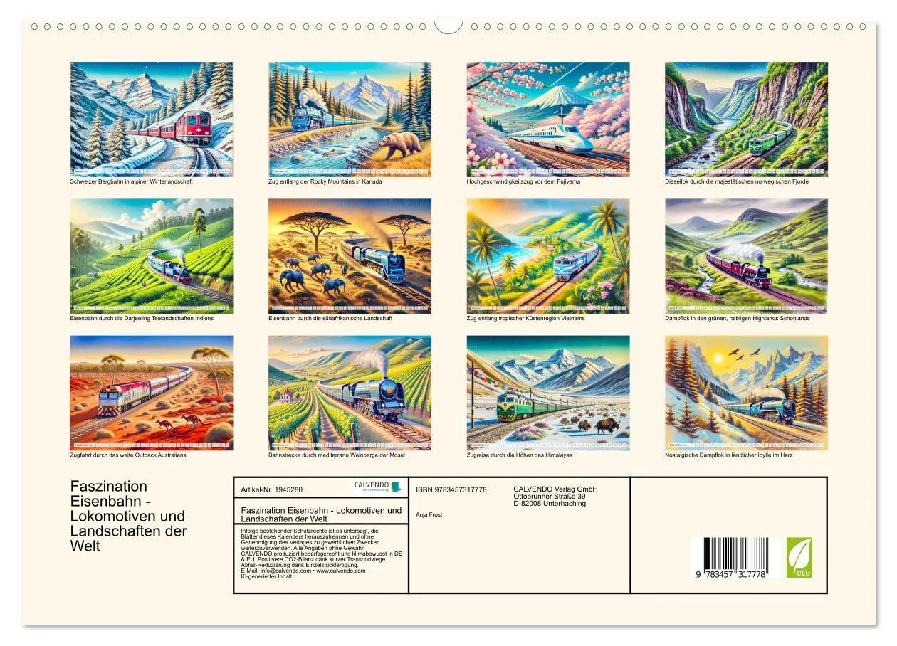 Bild: 9783457317778 | Faszination Eisenbahn - Lokomotiven und Landschaften der Welt...