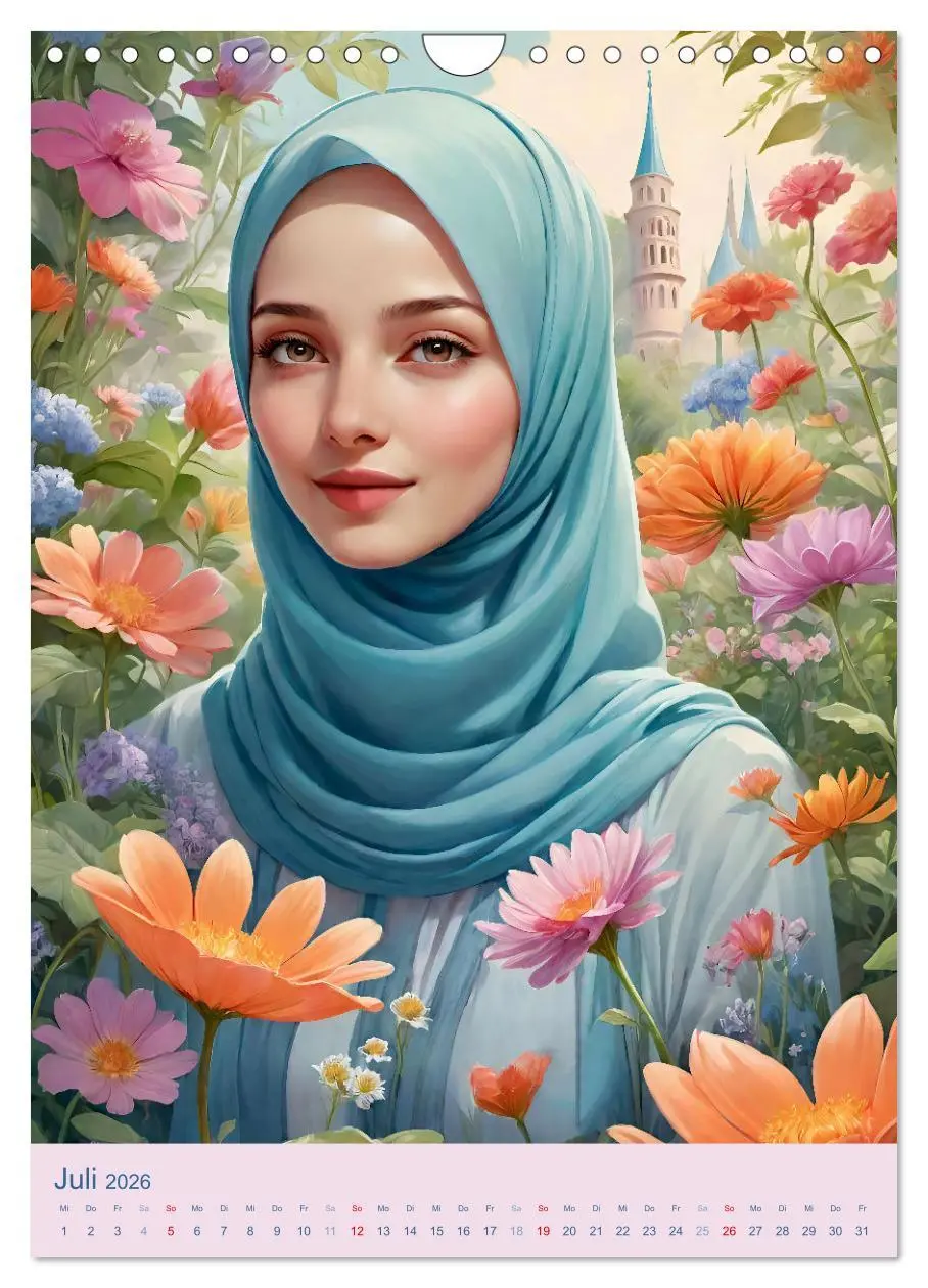 Bild: 9783516267778 | Stolze Muslima (Wandkalender 2026 DIN A4 hoch), CALVENDO...