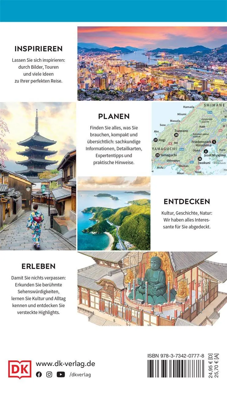 Rückseite: 9783734207778 | Vis-à-Vis Reiseführer Japan | Mit detailreichen 3-D-Illustrationen