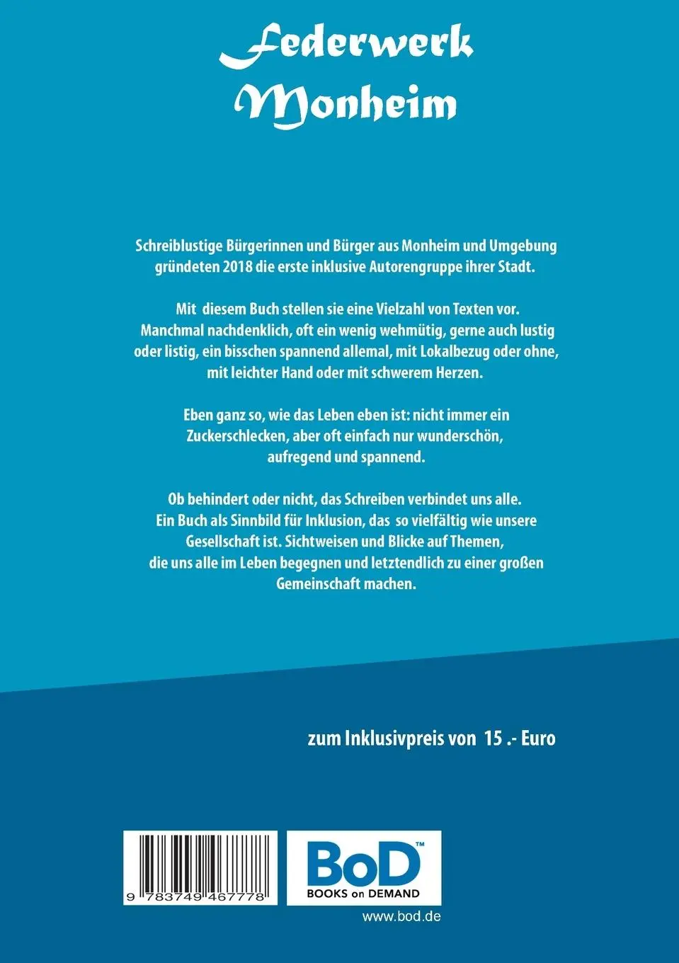 Rückseite: 9783749467778 | Gesammelte Gänsefüßchen | Sabine Schäfer | Taschenbuch | 260 S. | 2019