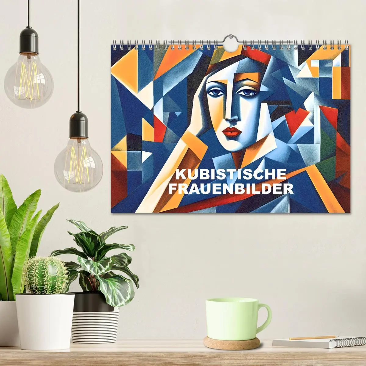 Bild: 9783457307878 | Kubistische Frauen Bilder (Wandkalender 2026 DIN A4 quer), CALVENDO...