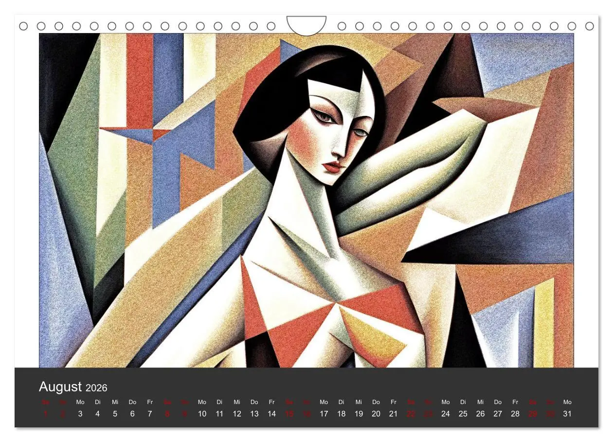 Bild: 9783457307878 | Kubistische Frauen Bilder (Wandkalender 2026 DIN A4 quer), CALVENDO...