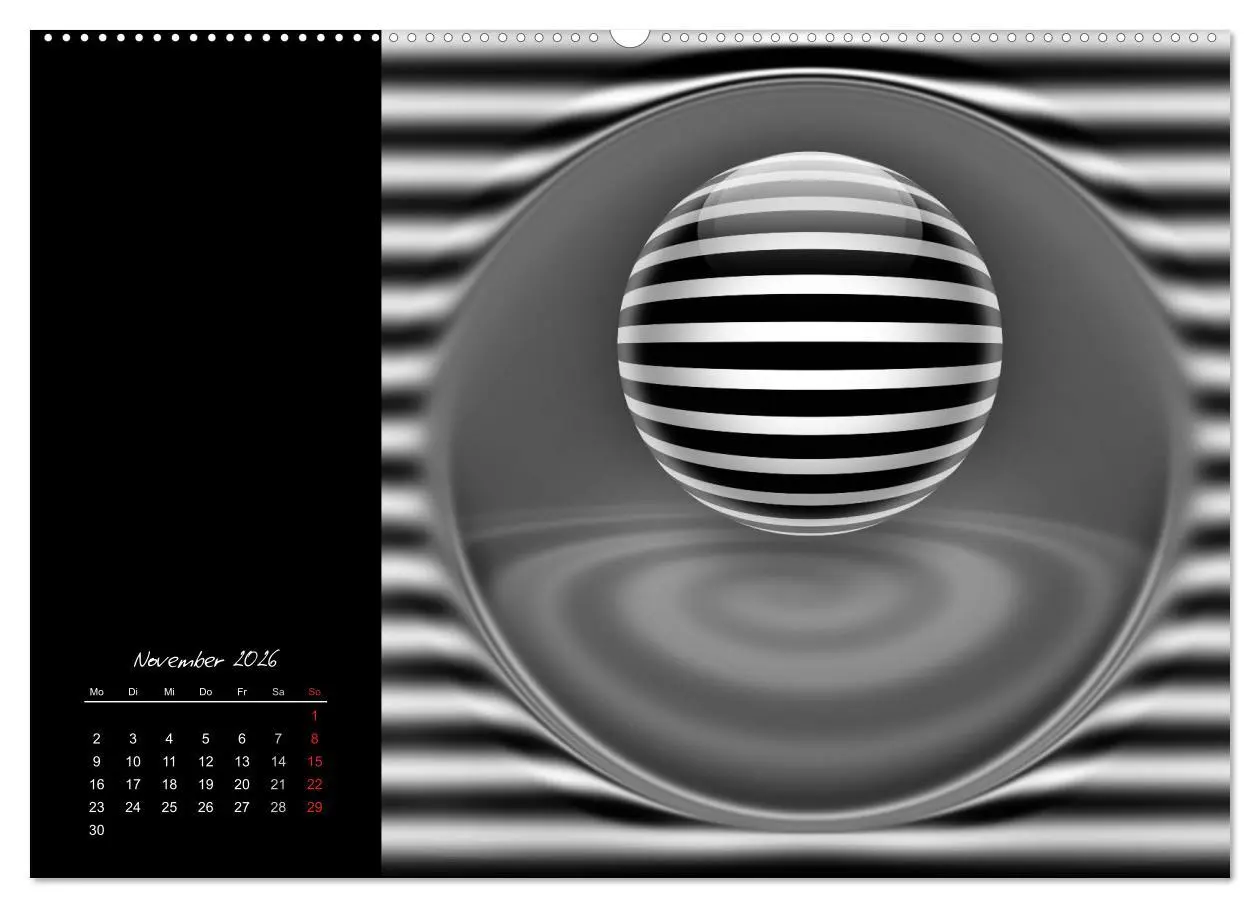 Bild: 9783516187878 | Optische Kunst im Quadrat (Wandkalender 2026 DIN A2 quer), CALVENDO...