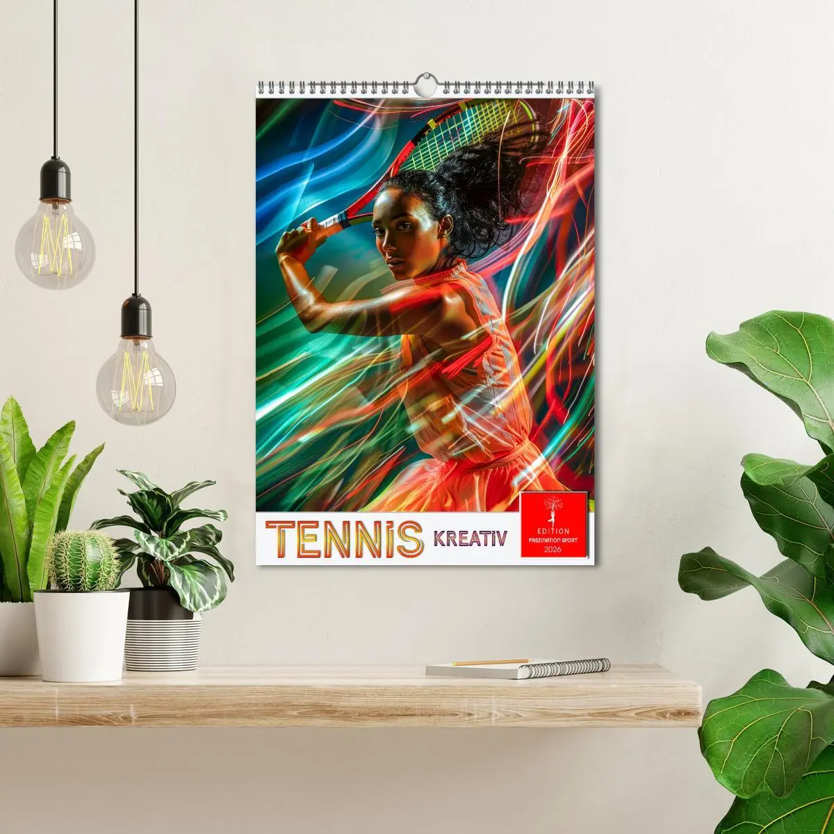 Bild: 9783516257878 | Tennis kreativ (Wandkalender 2026 DIN A3 hoch), CALVENDO...
