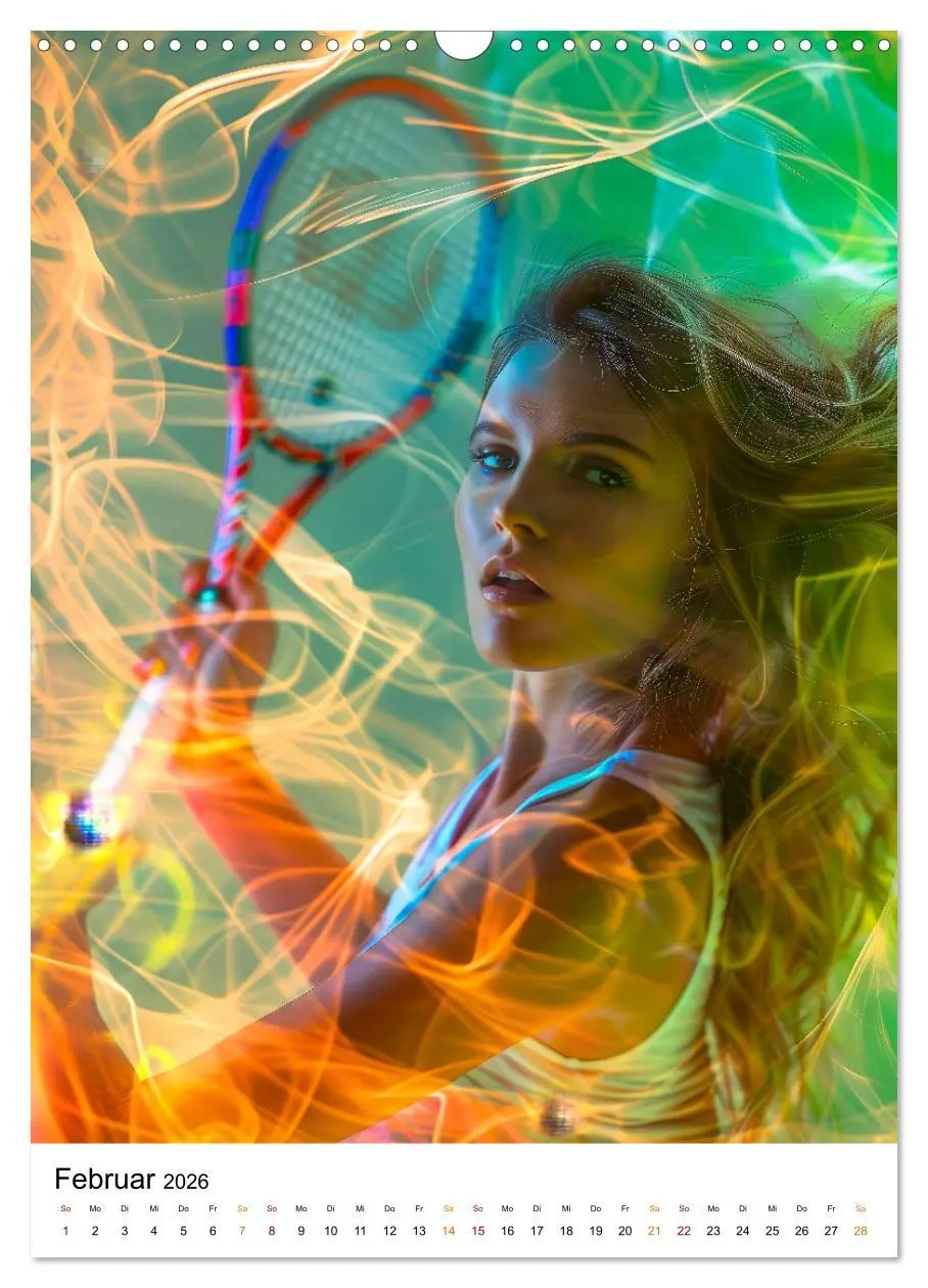 Bild: 9783516257878 | Tennis kreativ (Wandkalender 2026 DIN A3 hoch), CALVENDO...
