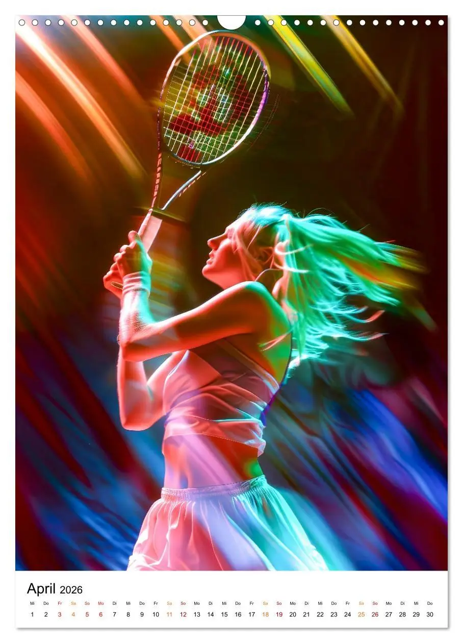 Bild: 9783516257878 | Tennis kreativ (Wandkalender 2026 DIN A3 hoch), CALVENDO...