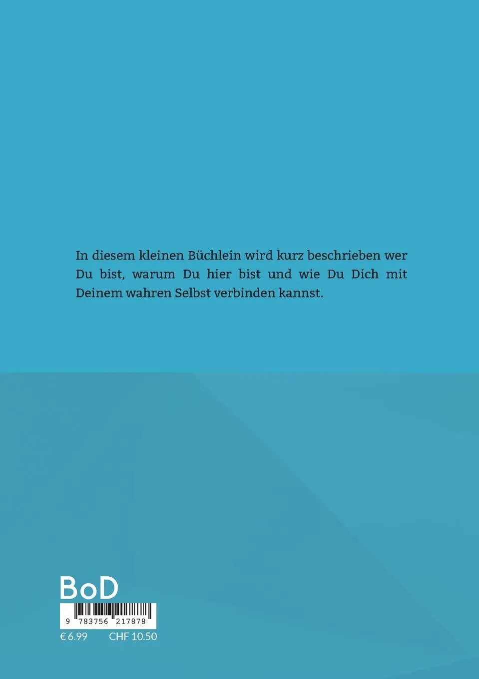 Rückseite: 9783756217878 | Wer bist Du? | Finde Dein wahres Selbst | Eckhard Schmidt | Buch
