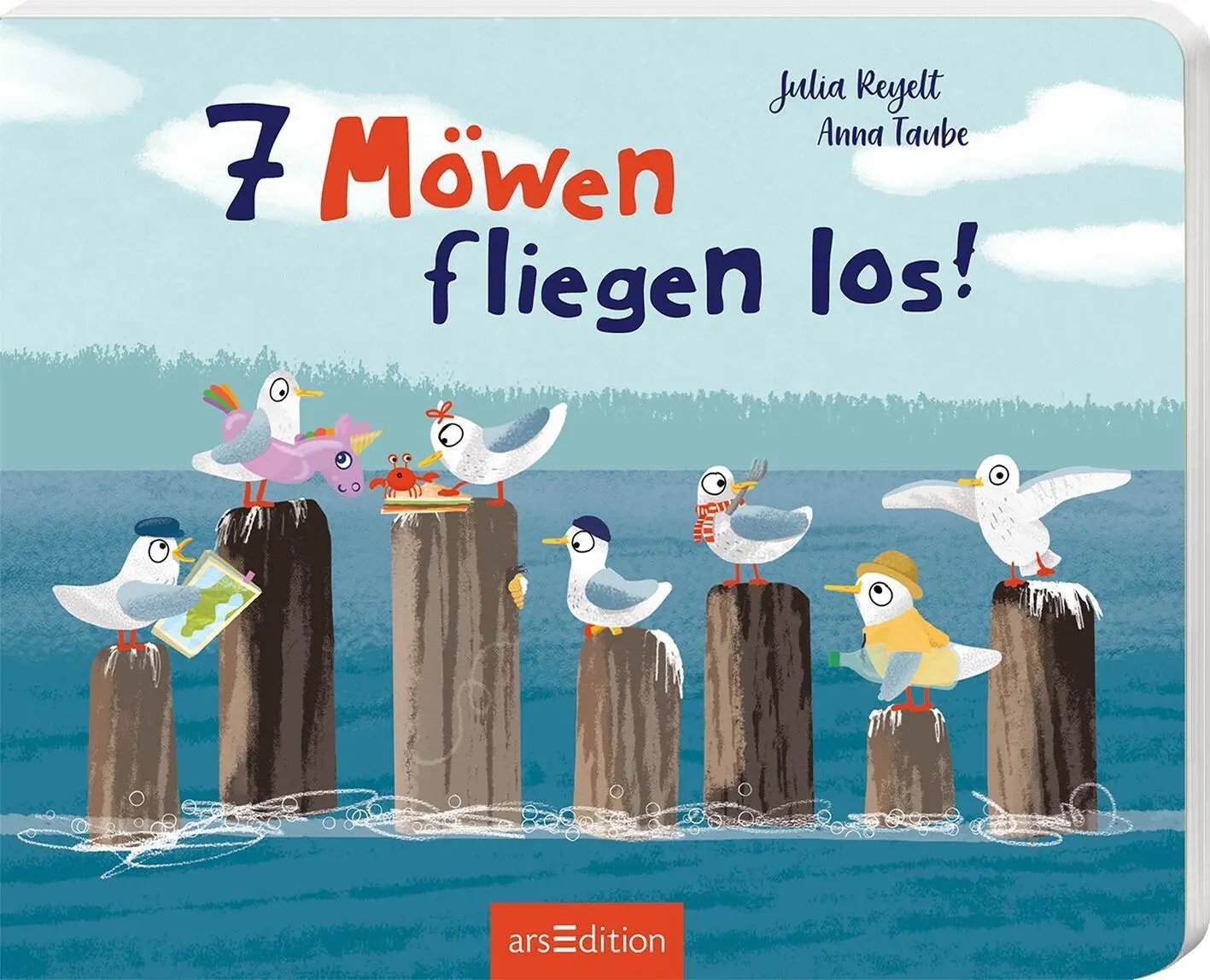 Cover: 9783845867878 | 7 Möwen fliegen los! | Mit lustigen Verwandlungsseiten | Anna Taube