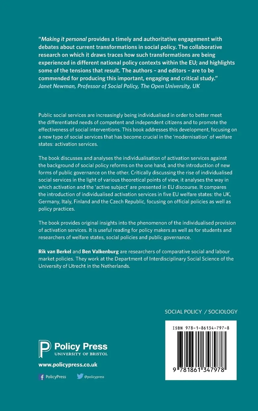 Rückseite: 9781861347978 | Making it personal | Rik Van Berkel (u. a.) | Buch | Englisch | 2007