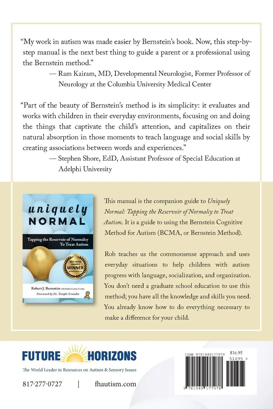 Rückseite: 9781949177978 | Uniquely Normal Manual | Robert J Bernstein | Taschenbuch | Englisch