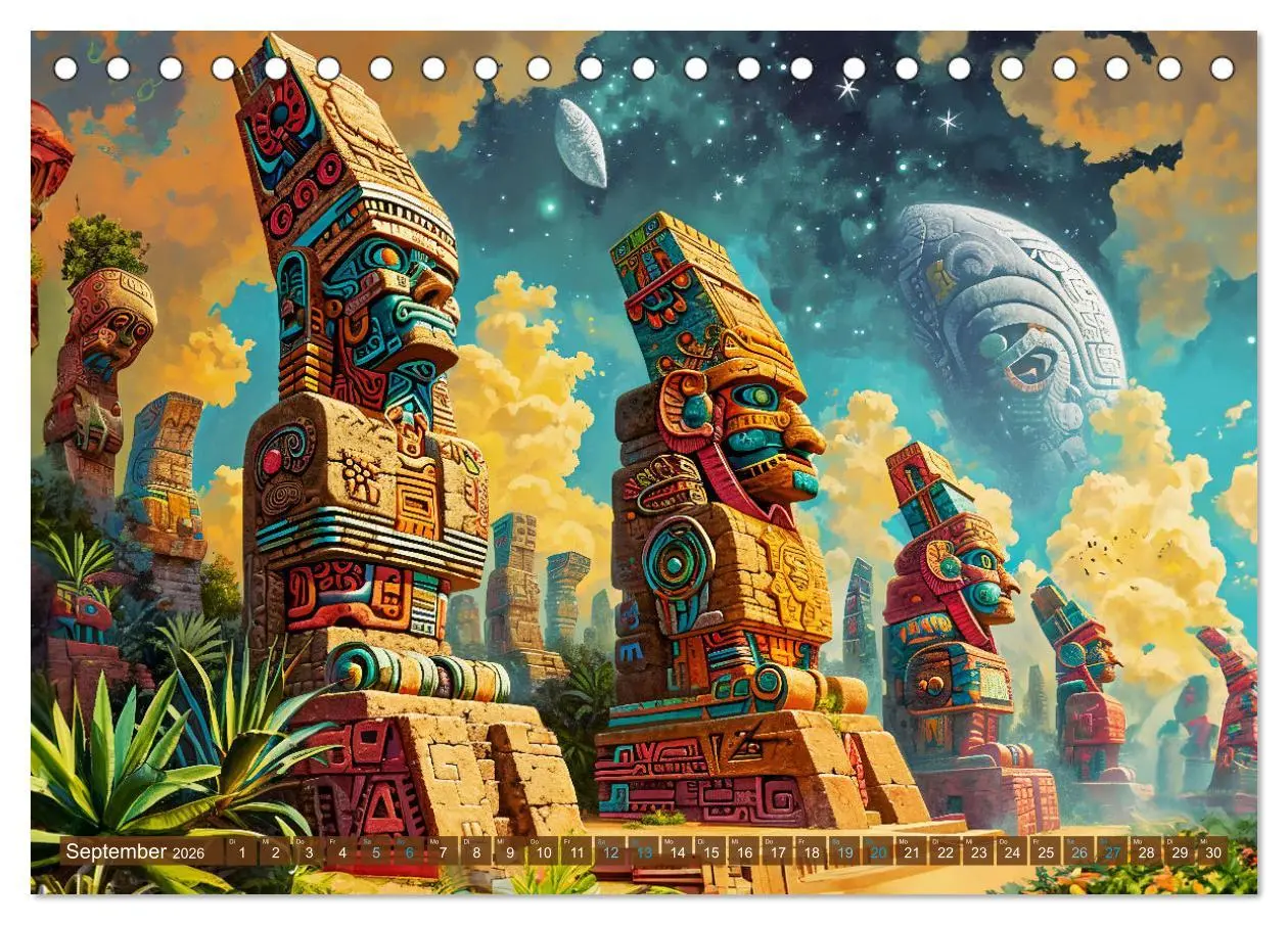 Bild: 9783457467978 | Sternenkrieger - Science Fiction Visionen der Maya und Azteken...