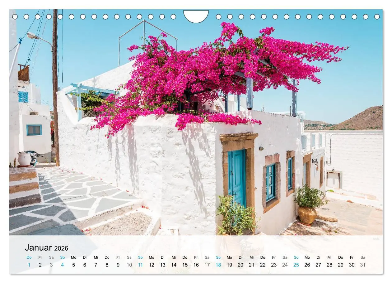 Bild: 9783457607978 | Patmos - Die heilige Insel (Wandkalender 2026 DIN A4 quer),...