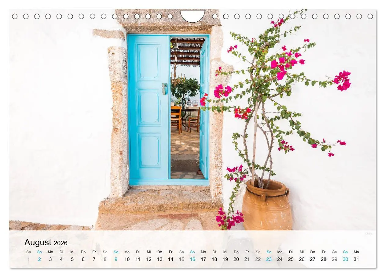 Bild: 9783457607978 | Patmos - Die heilige Insel (Wandkalender 2026 DIN A4 quer),...