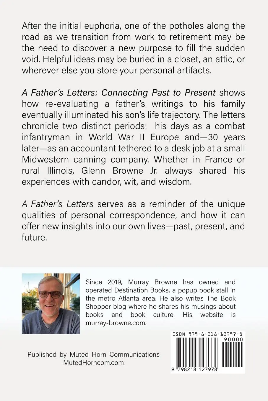Rückseite: 9798218127978 | A Father's Letters | Connecting Past to Present | Murray Browne | Buch