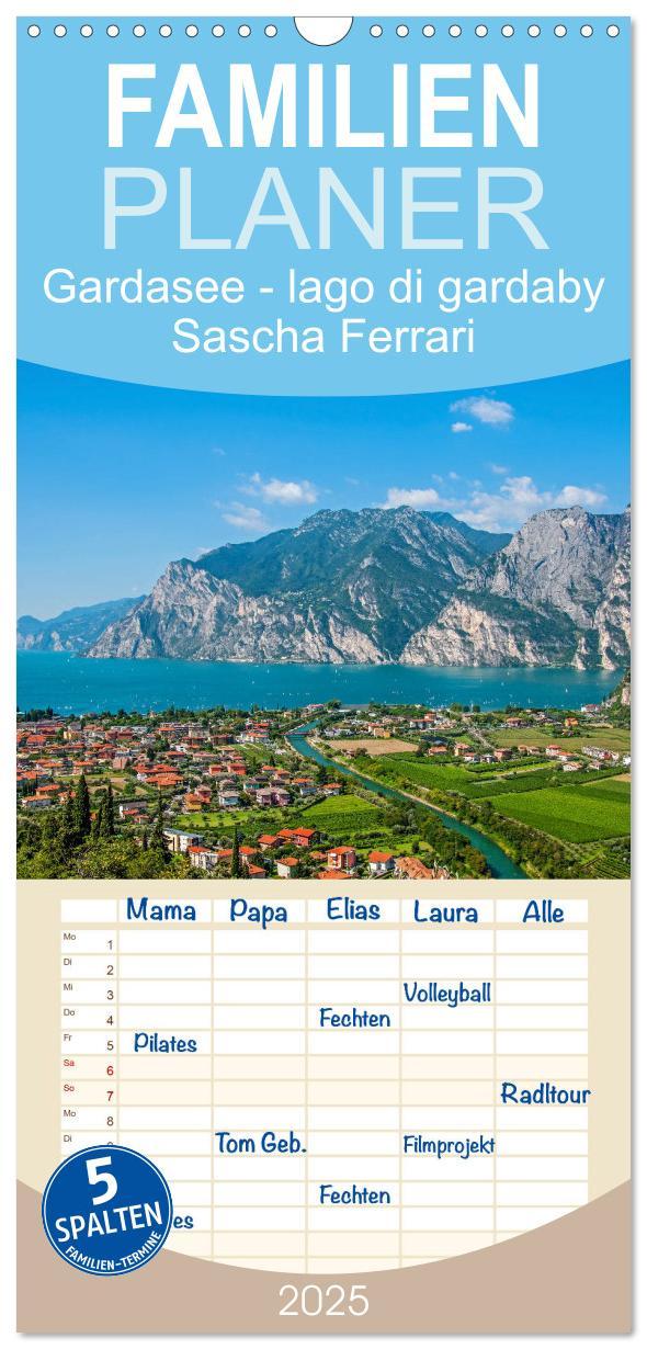 Cover: 9783457118078 | Familienplaner 2025 - Gardasee - lago di Garda by Sascha Ferrari...
